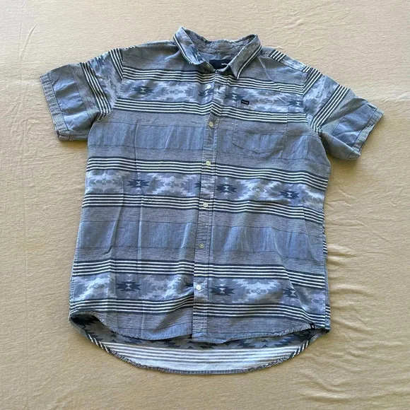 Hurley Men's Button Up Shirt, XL - Picture 1 of 3